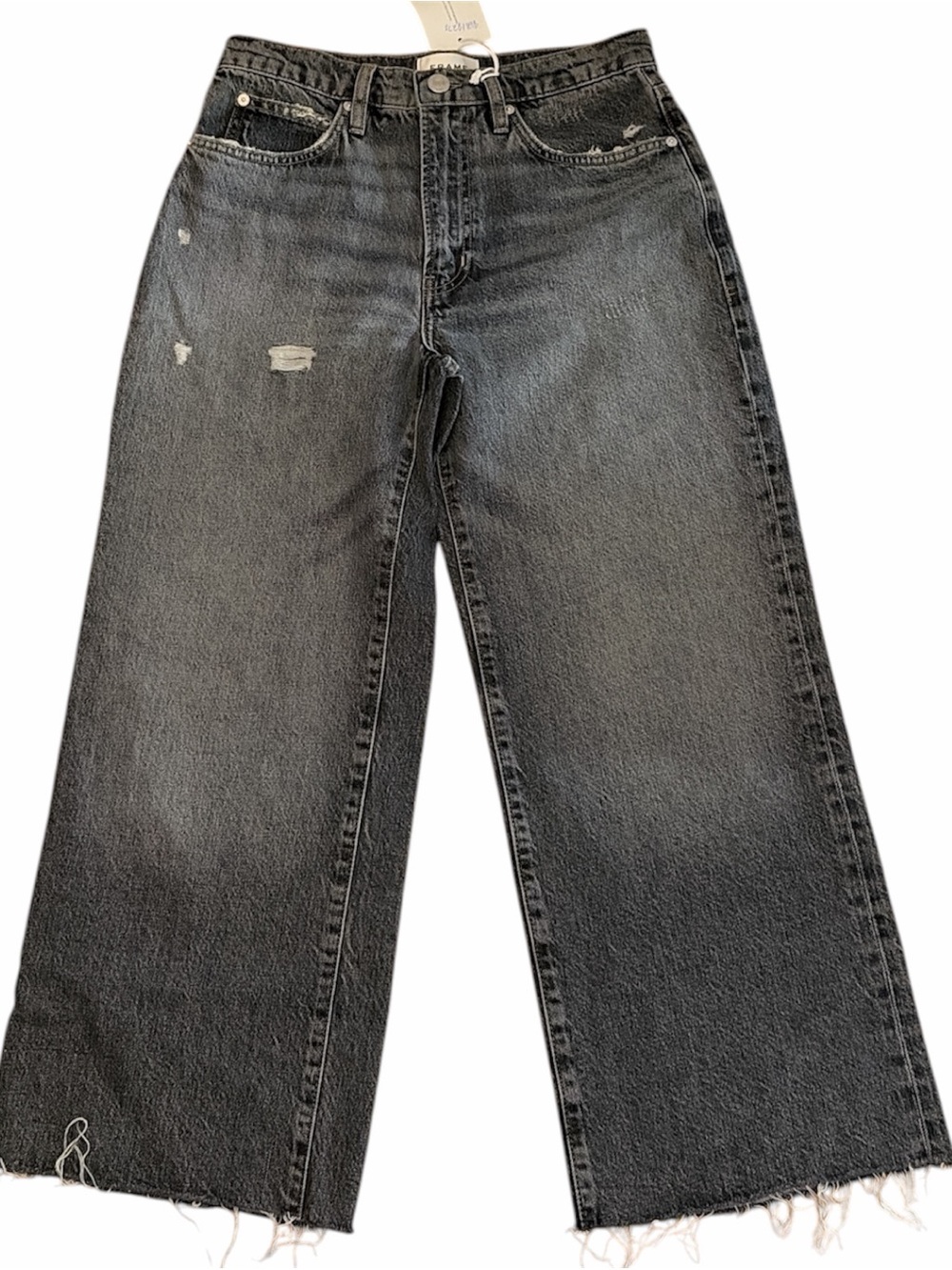 FRAME Relaxed Straight Raw-Pray Jeans